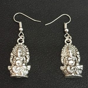 Boucle d'oreille Ganesha en Argent Default Title