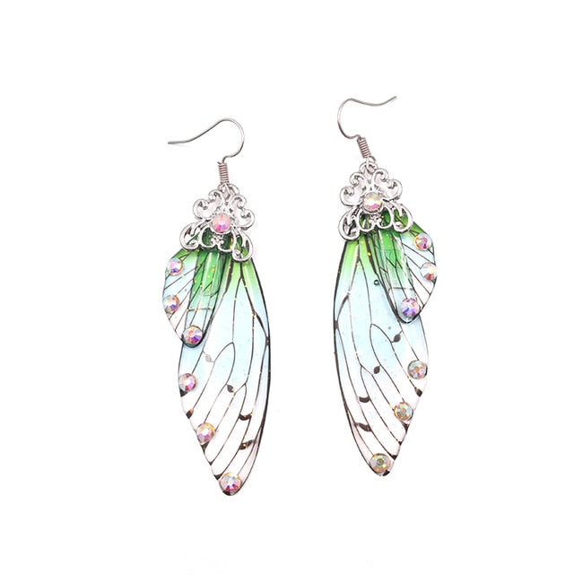 Boucles d’Oreilles Ailes de Papillon Nature