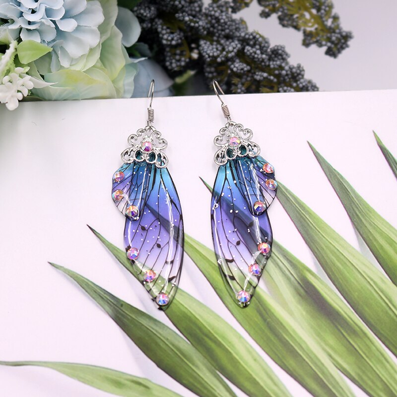 Boucles d’Oreilles Ailes de Papillon – Image 4