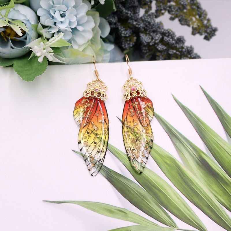 Boucles d’Oreilles Ailes de Papillon – Image 5