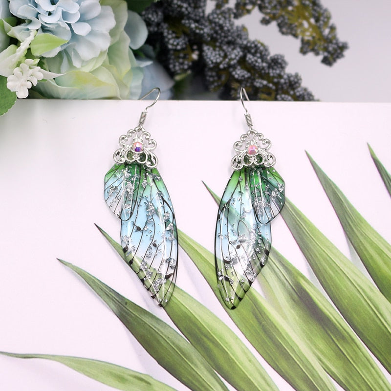 Boucles d’Oreilles Ailes de Papillon – Image 6