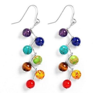 Boucles d'oreilles "Soin des 7 Chakras" Default Title