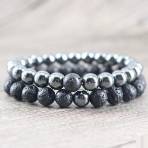 Bracelet Lava Hématite Default Title