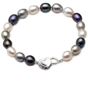 Bracelet "Love Pearl "Argent et Perles d'Eau Douce Default Title