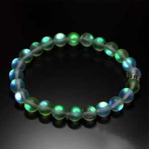 Bracelet "Lunaria" Cristal de Lune Vert