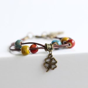 Bracelet Porte Bonheur Trefle Default Title