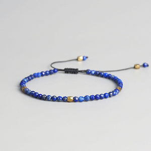 Bracelet Porte Bonheur <br/> Pierre Naturelle (Lapis Lazuli) Default Title