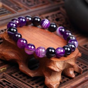 Bracelet Purple Agate Default Title
