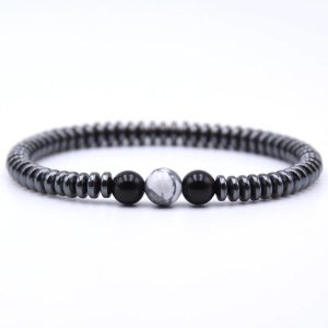 Bracelet Sommeil Paisible en Hématite Naturelle Cycle