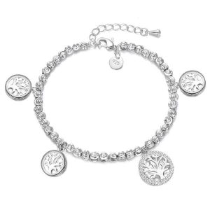 Bracelet "Treelife Bright" Argent et Cristal Default Title