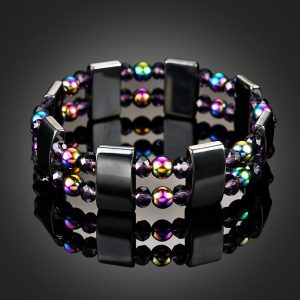Bracelets Minceur Hématite Double arc en ciel