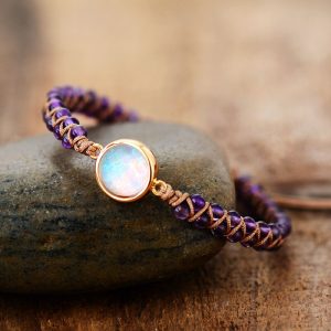 Bracelets Trio Bien être En Pierre Naturelle Améthyste