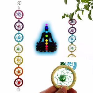 Capteur de Soleil Attrapeur de rêve "7 Chakras" Default Title