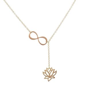 Collier Infini Lotus Or