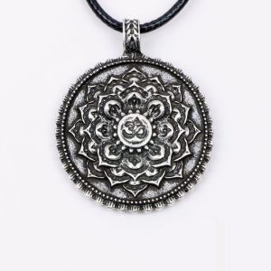Collier Mandala Lotus Om Default Title