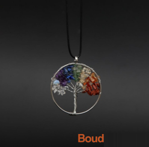 Collier Pendentif Arbre de Vie 7 Chakra Default Title