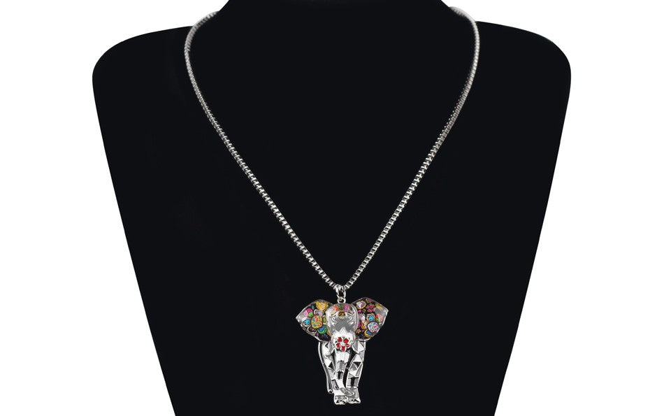 Collier Pendentif Éléphant Majestueux – Image 9