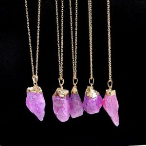 Collier Suprême Chakra en Cristal de Roche Rose