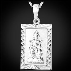 Collier Talisman Taoïste Argent Tibétain