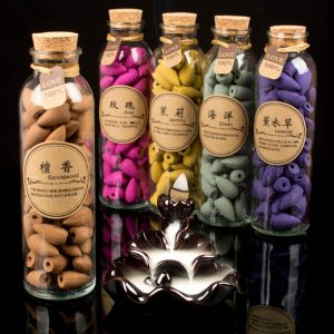Cônes Encens Parfumés <br/> 58 Pièces Ambre gris