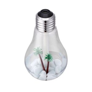 Diffuseur / Purificateur d'air "Décor Paradisiaque" à Huiles essentielles Argent