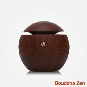 Humidificateur Portable "Zen" à Ultrason Bois Foncé
