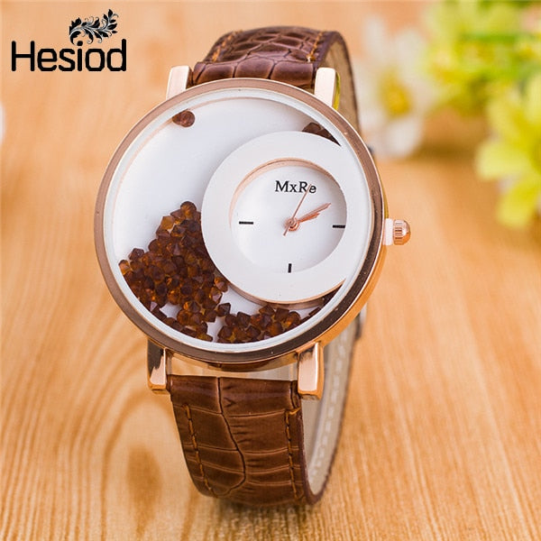 Montre Cristal Phenoma Marron