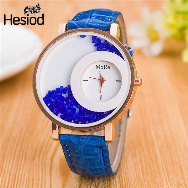 Montre Cristal Phenoma Bleu