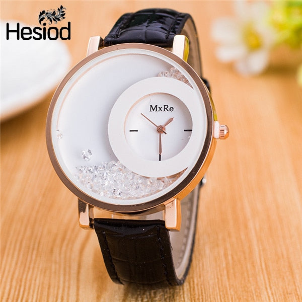 Montre Cristal Phenoma Noir