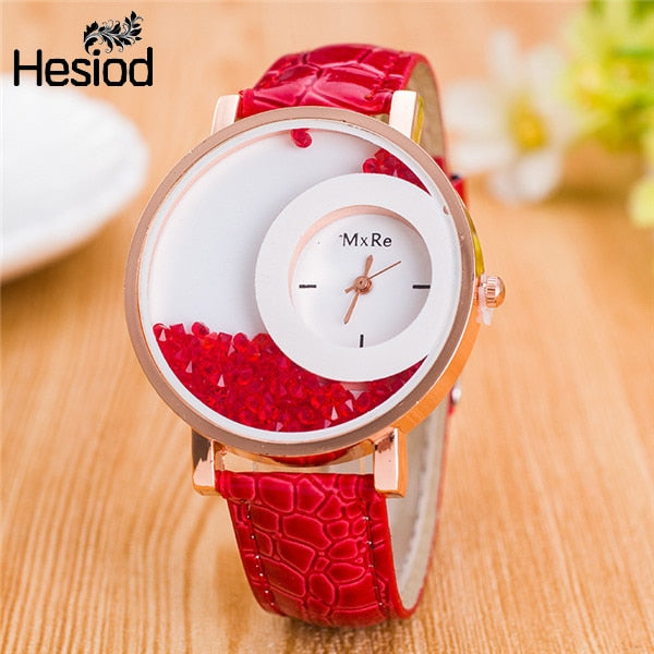 Montre Cristal Phenoma Rouge