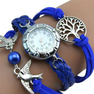 Montre TreeLife Bouddhisme Bleu Nuit