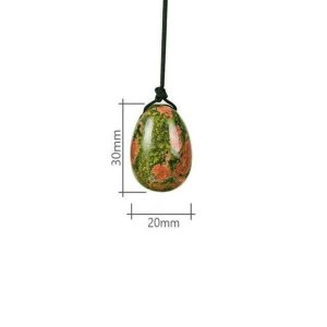 Oeufs de Yoni en Unakite Petit