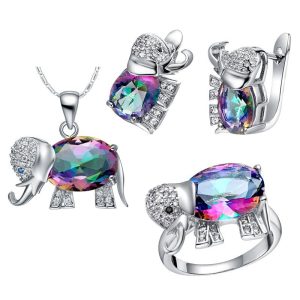 Parure Éléphant Arc en Ciel Taille 9