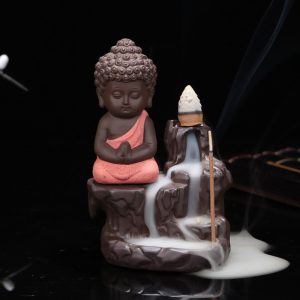 Porte Encens <br/> Bouddha Rouge