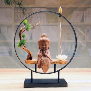 Porte Encens <br/> Japonais Bulle Paisible Rose